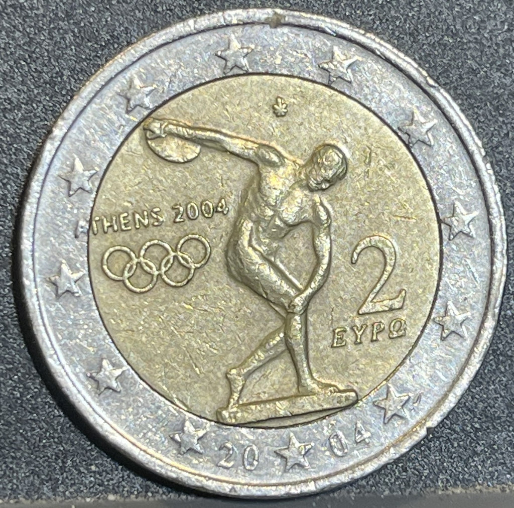 2 Euro Commemorativa Grecia 2004 - Giochi Olimpici di Atene - Euro Rare
