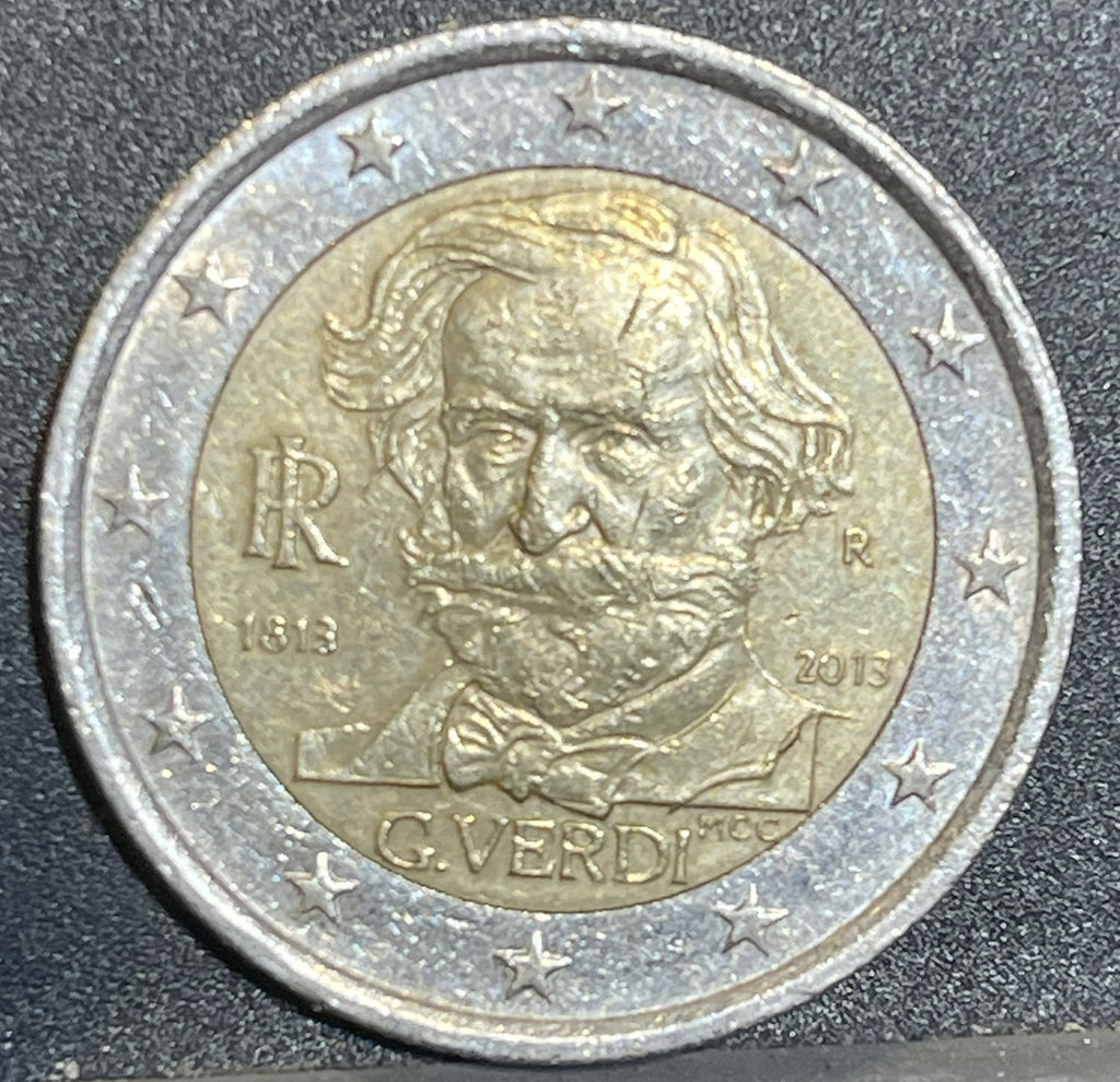 2 Euro Commemorativa Italia 2013 - 200° Anniversario Giuseppe Verdi - Euro Rare