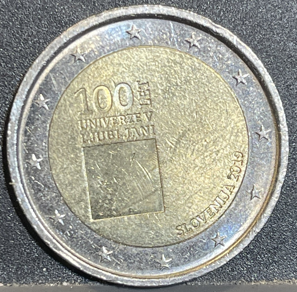 2 Euro Commemorativa Slovenia 2019 - 100° Anniversario Università di Lubiana - Euro Rare