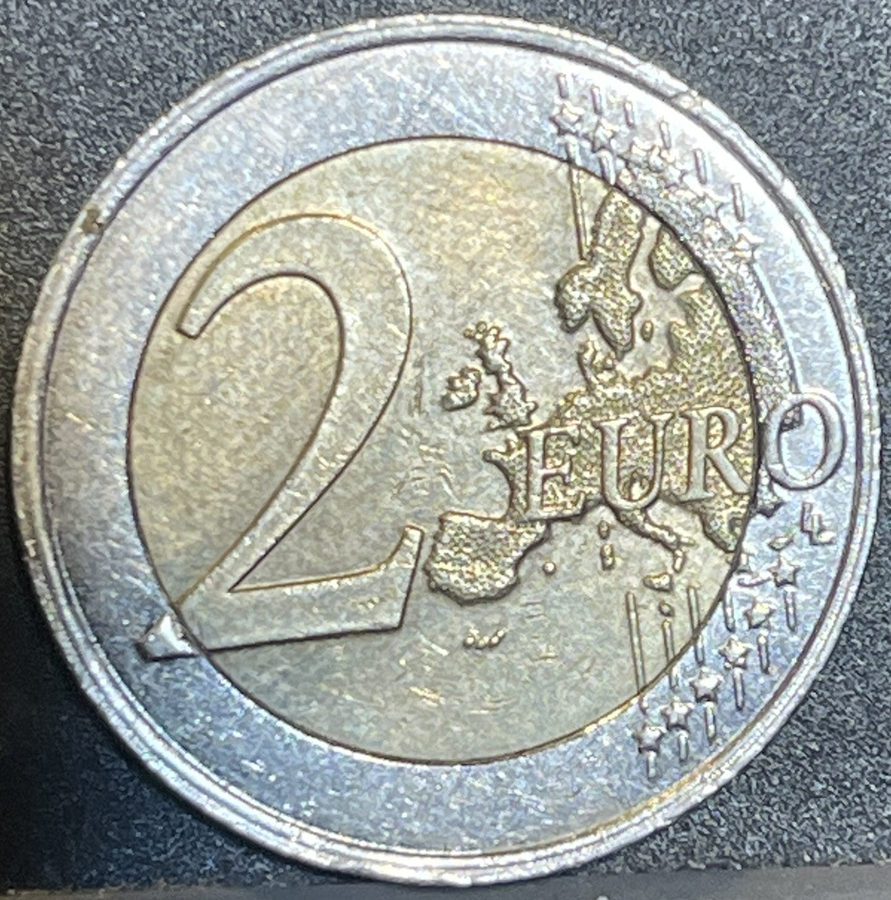 2 Euro Commemorativa Francia 2017 - Nastro Rosa 25° Anniversario