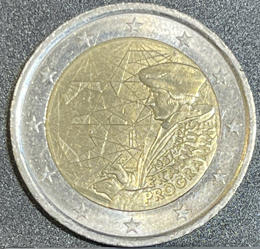2 Euro Commemorativo Italia 2022 - 35° Anniversario Programma Erasmus - Euro Rare